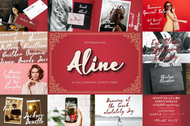 Handwritten Font Bundle Vol 3 Poster 7