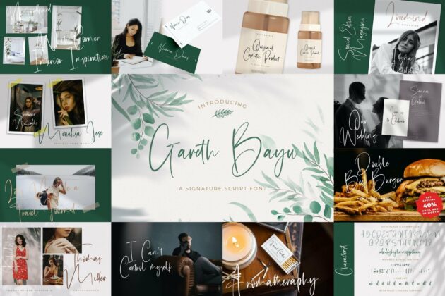 Handwritten Font Bundle Vol 4 Poster 1