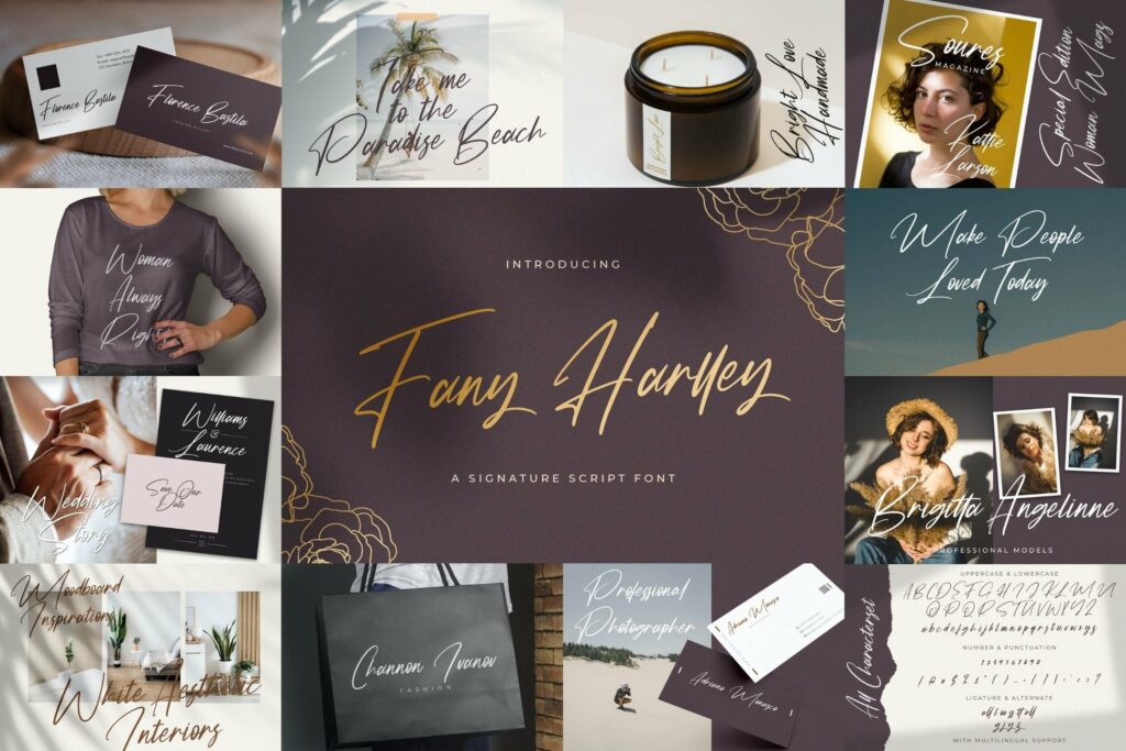 Handwritten Font Bundle Vol 4 Poster 3