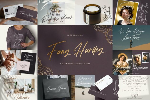 Handwritten Font Bundle Vol 4 Poster 3