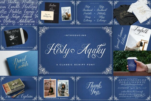 Handwritten Font Bundle Vol 4 Poster 5