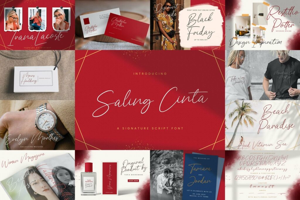 Handwritten Font Bundle Vol 4 Poster 7
