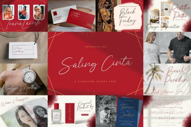 Handwritten Font Bundle Vol 4 Poster 7