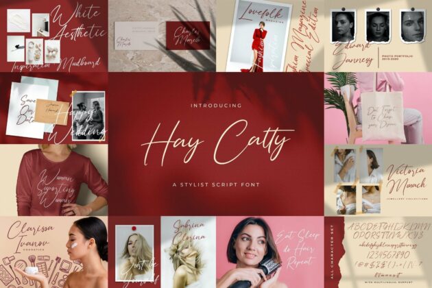 Handwritten Font Bundle Vol 4 Poster 8