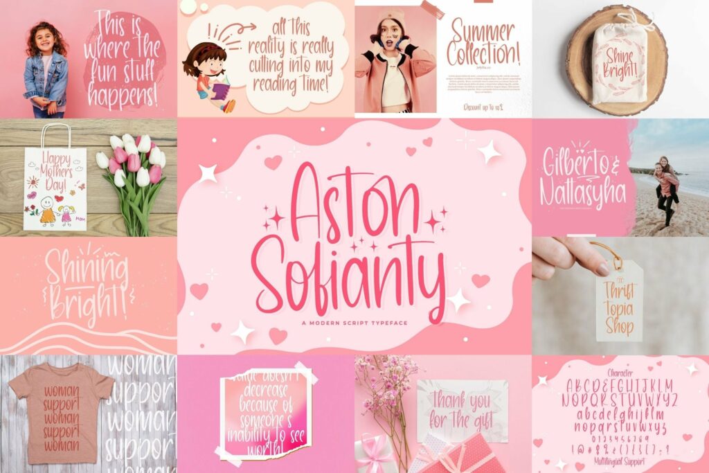 Handwritten Font Bundle Vol 4 Poster 9