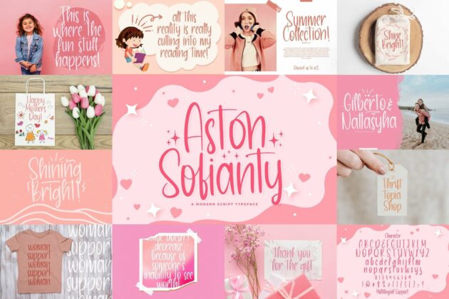 Handwritten Font Bundle Vol 4 Poster 9
