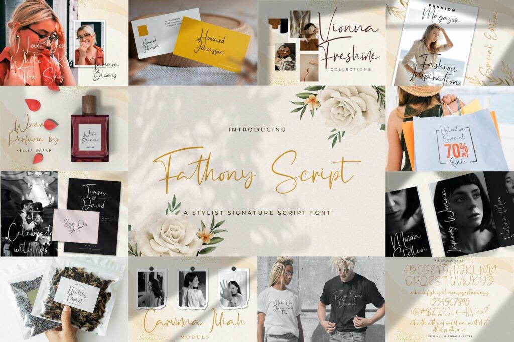 Handwritten Font Bundle Vol 5 Poster 3