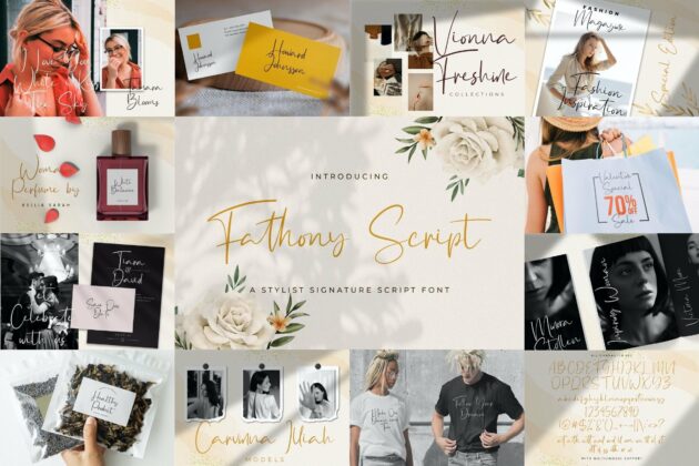 Handwritten Font Bundle Vol 5 Poster 3