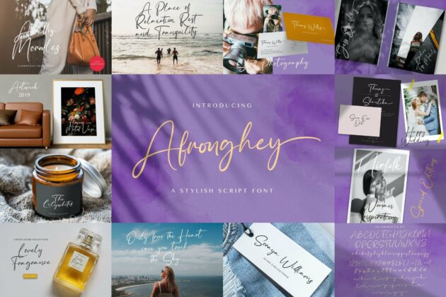 Handwritten Font Bundle Vol 5 Poster 4