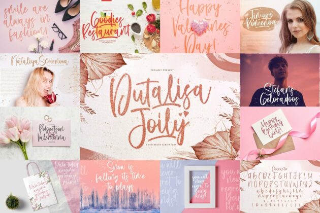 Handwritten Font Bundle Vol 5 Poster 5