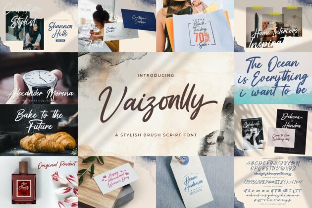 Handwritten Font Bundle Vol 5 Poster 7