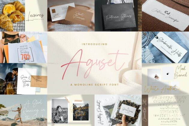 Handwritten Font Bundle Vol 5 Poster 8