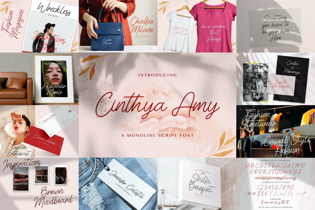 Handwritten Font Bundle Vol 5 Poster 9