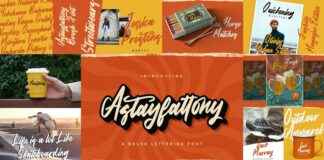 Handwritten Font Bundle Vol 6 Poster 1