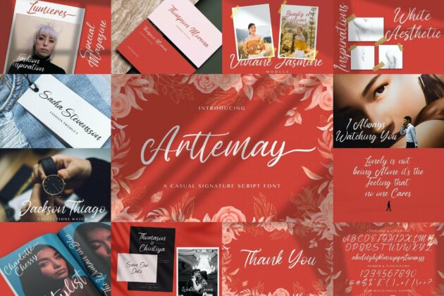 Handwritten Font Bundle Vol 6 Poster 2