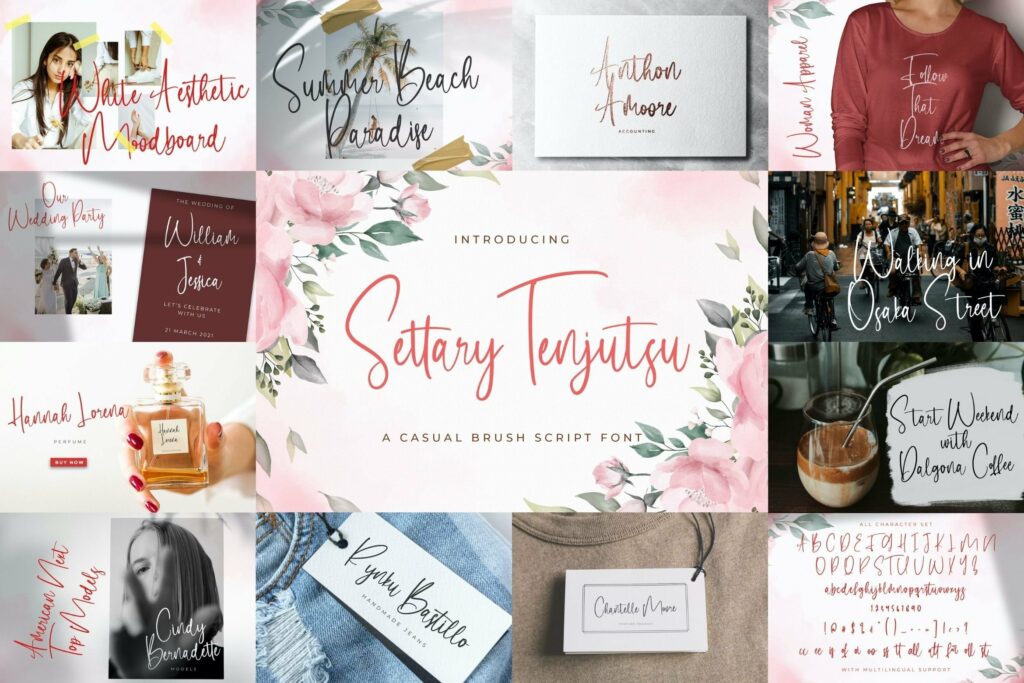 Handwritten Font Bundle Vol 6 Poster 3
