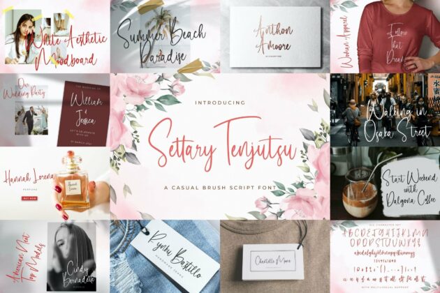 Handwritten Font Bundle Vol 6 Poster 3