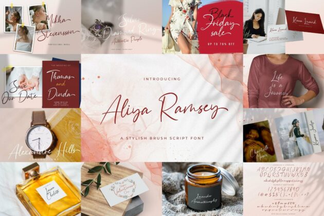 Handwritten Font Bundle Vol 6 Poster 6