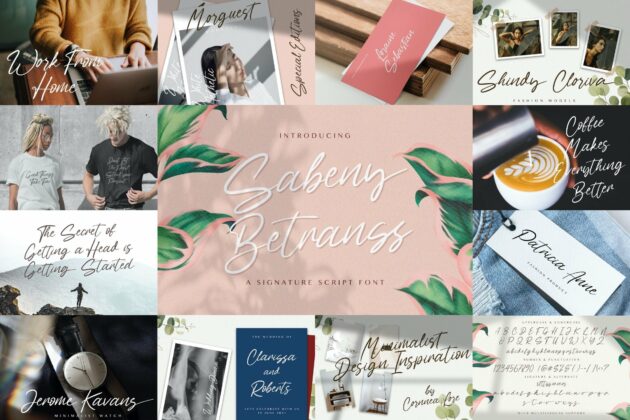 Handwritten Font Bundle Vol 6 Poster 8