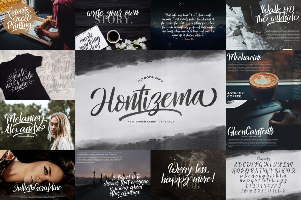 Handwritten Font Bundle Vol 6 Poster 9