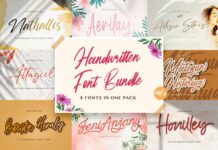 Handwritten Font Bundle Vol 7 Poster 1