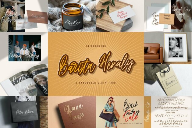 Handwritten Font Bundle Vol 7 Poster 3