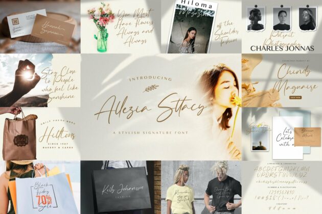 Handwritten Font Bundle Vol 7 Poster 4