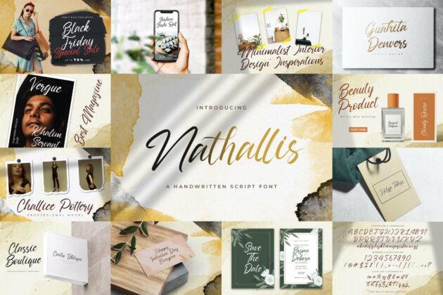 Handwritten Font Bundle Vol 7 Poster 5