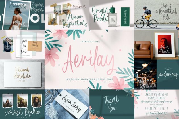 Handwritten Font Bundle Vol 7 Poster 6
