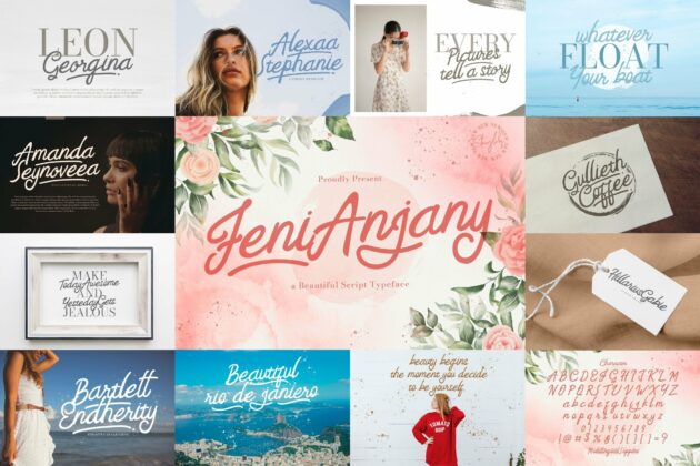 Handwritten Font Bundle Vol 7 Poster 7