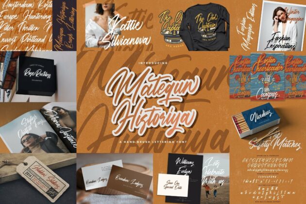 Handwritten Font Bundle Vol 7 Poster 9