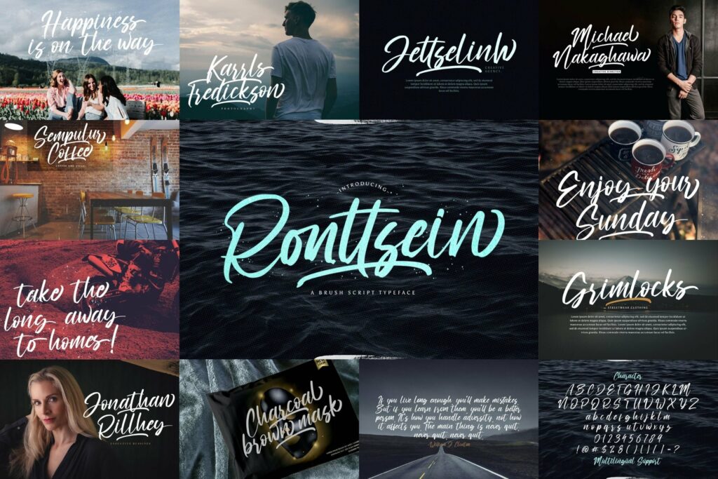 Handwritten Font Bundle Vol 8 Poster 1