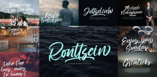 Handwritten Font Bundle Vol 8 Poster 1