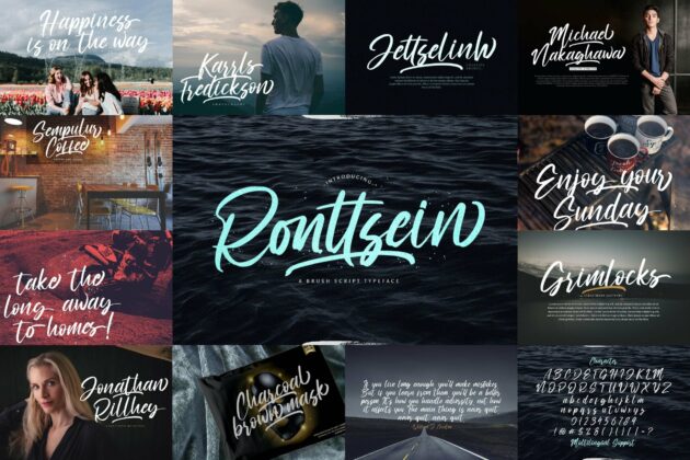 Handwritten Font Bundle Vol 8 Poster 1