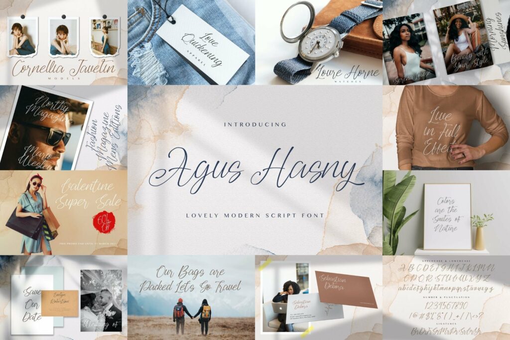 Handwritten Font Bundle Vol 8 Poster 2