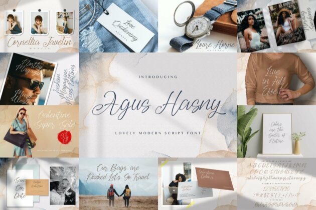 Handwritten Font Bundle Vol 8 Poster 2