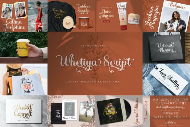 Handwritten Font Bundle Vol 8 Poster 3