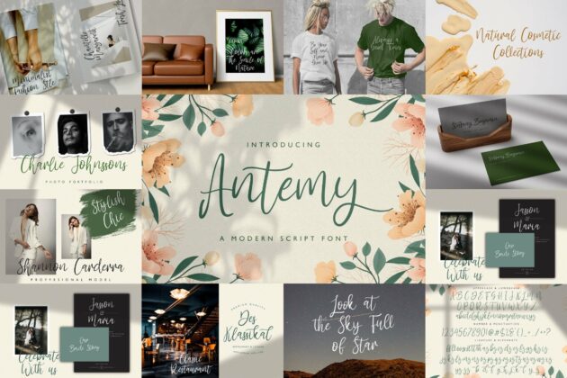 Handwritten Font Bundle Vol 8 Poster 4