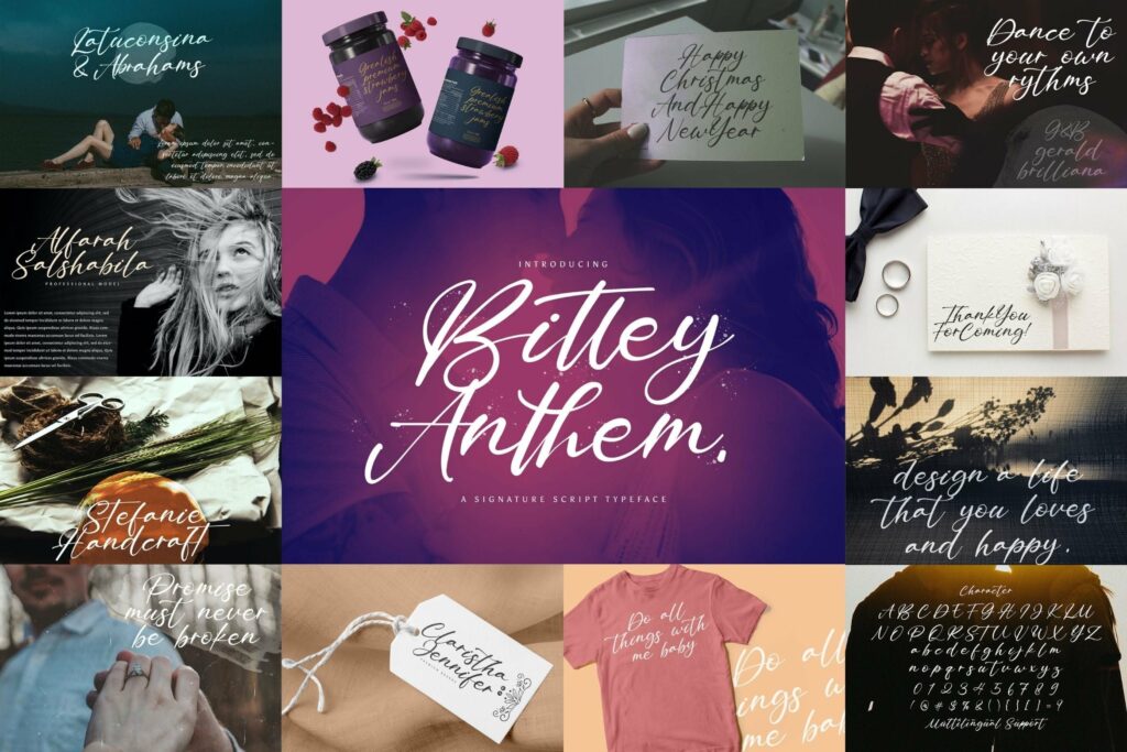 Handwritten Font Bundle Vol 8 Poster 5