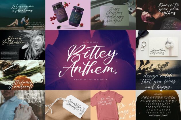 Handwritten Font Bundle Vol 8 Poster 5