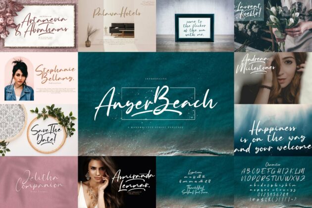 Handwritten Font Bundle Vol 8 Poster 6