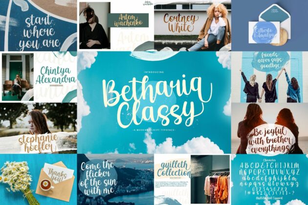 Handwritten Font Bundle Vol 9 Poster 3