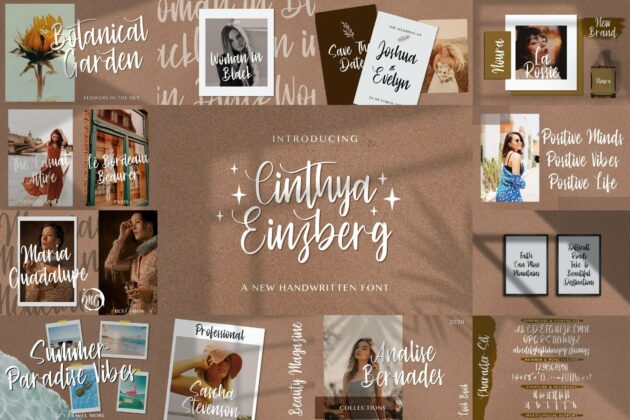 Handwritten Font Bundle Vol 9 Poster 7