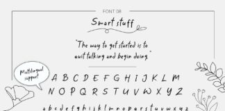 Handwritten Fonts Bundle Poster 1