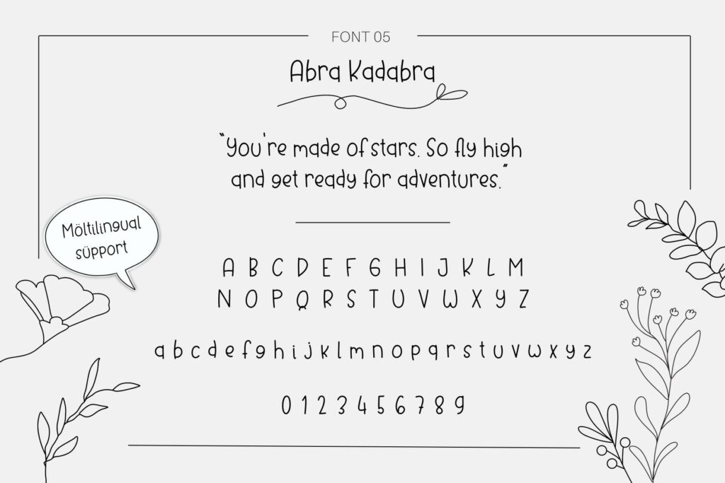Handwritten Fonts Bundle Poster 5