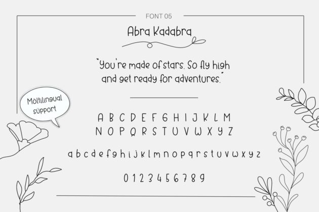 Handwritten Fonts Bundle Poster 5