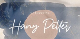 Hany Petter - Handwritten Font Poster 1