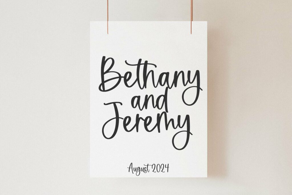 Hathway - Modern Script Font Poster 7