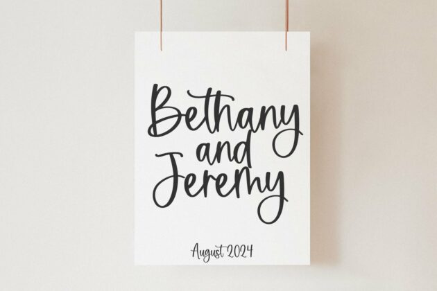 Hathway - Modern Script Font Poster 7