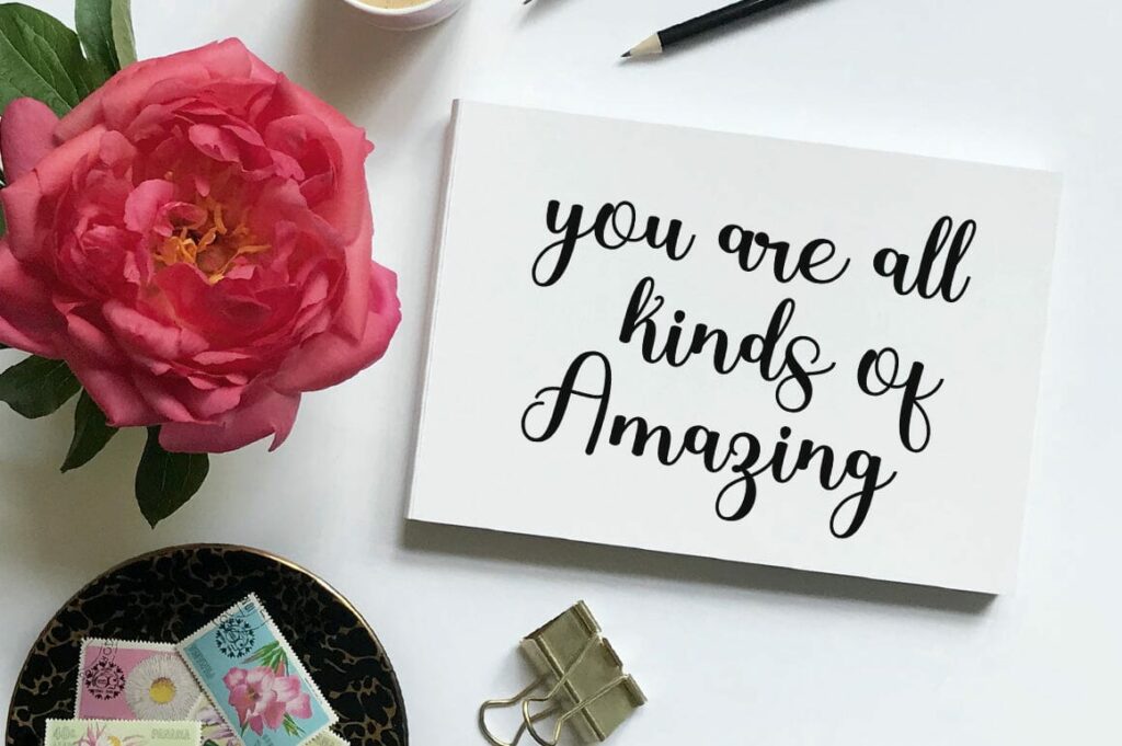 Hatina - Modern Calligraphy Font Poster 2